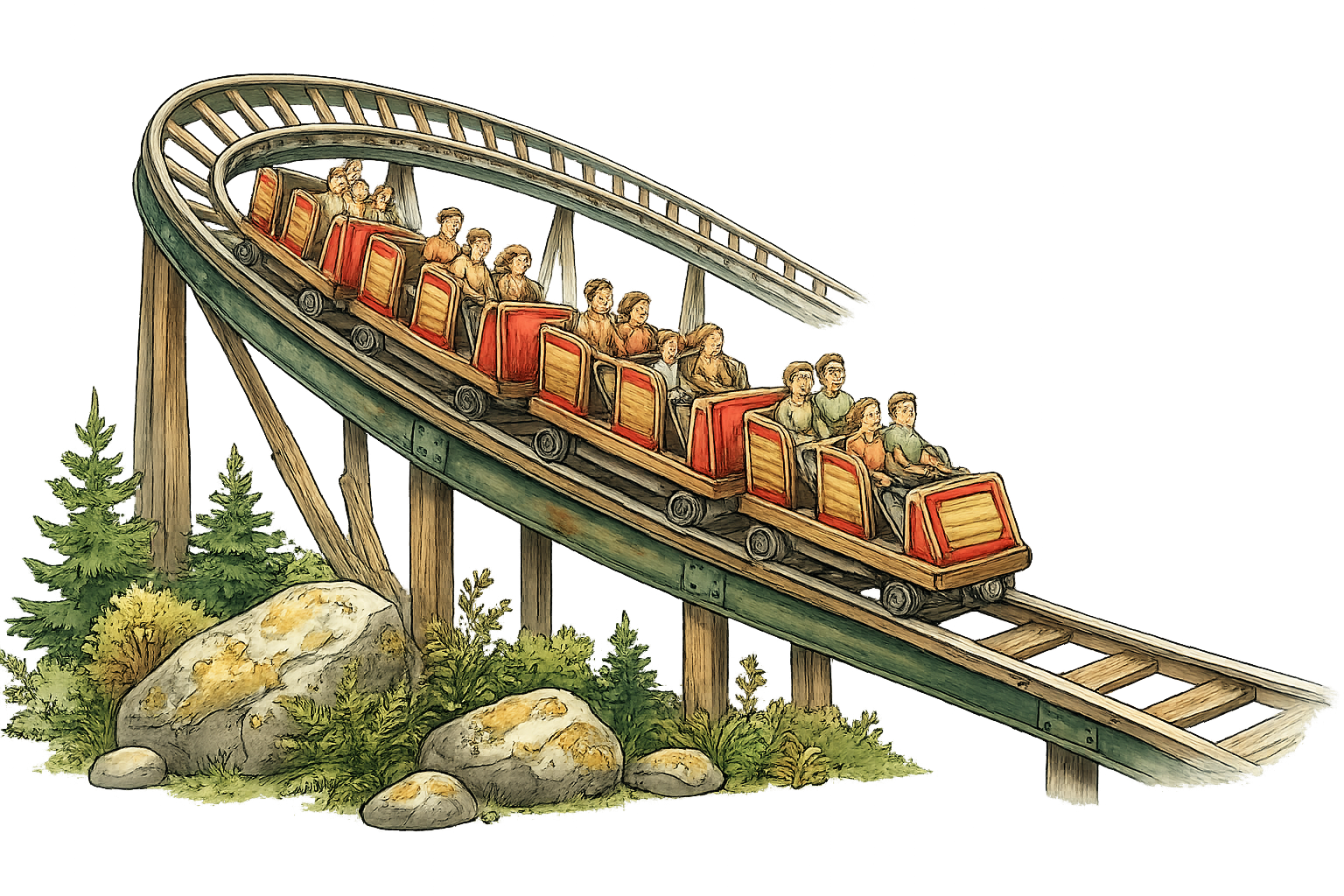 Sit Down Coaster